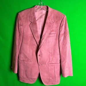 Vintage Suede Pink Blazer!!! (Unisex)